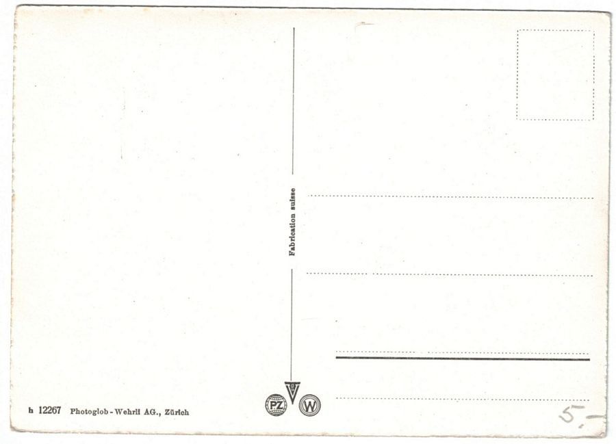 Cartoline postali: Frutt mit Skilift um 1955 – Usato da Frauenfeld venduto da POML 1