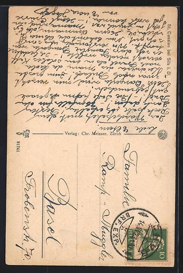 Cartes postales: Lenzerheide, St. Cassian, Blick zur Kirc – D'occasion à Berlin par bartko-reher 1