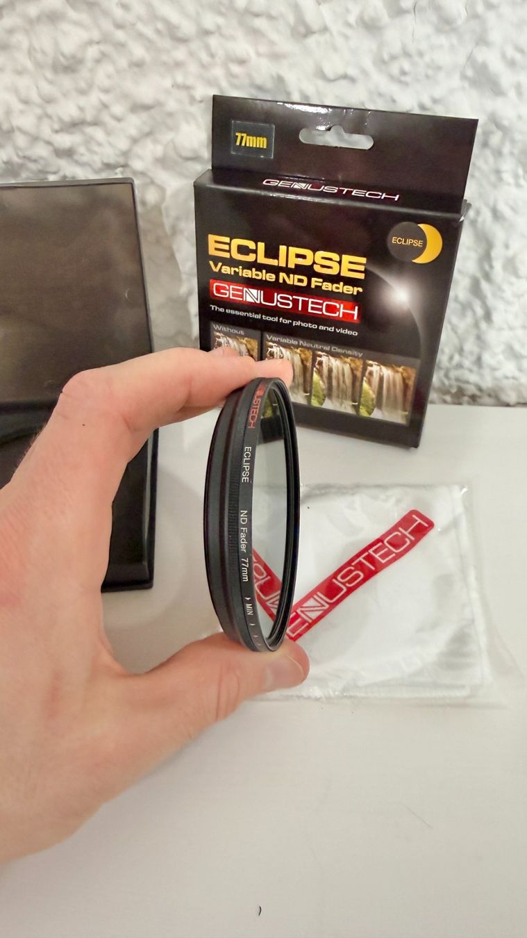 Filtri: Fotofilter: GenusTech Eclipse Variable ND Fader 72–77mm – Usato da Auenstein venduto da EW89 2