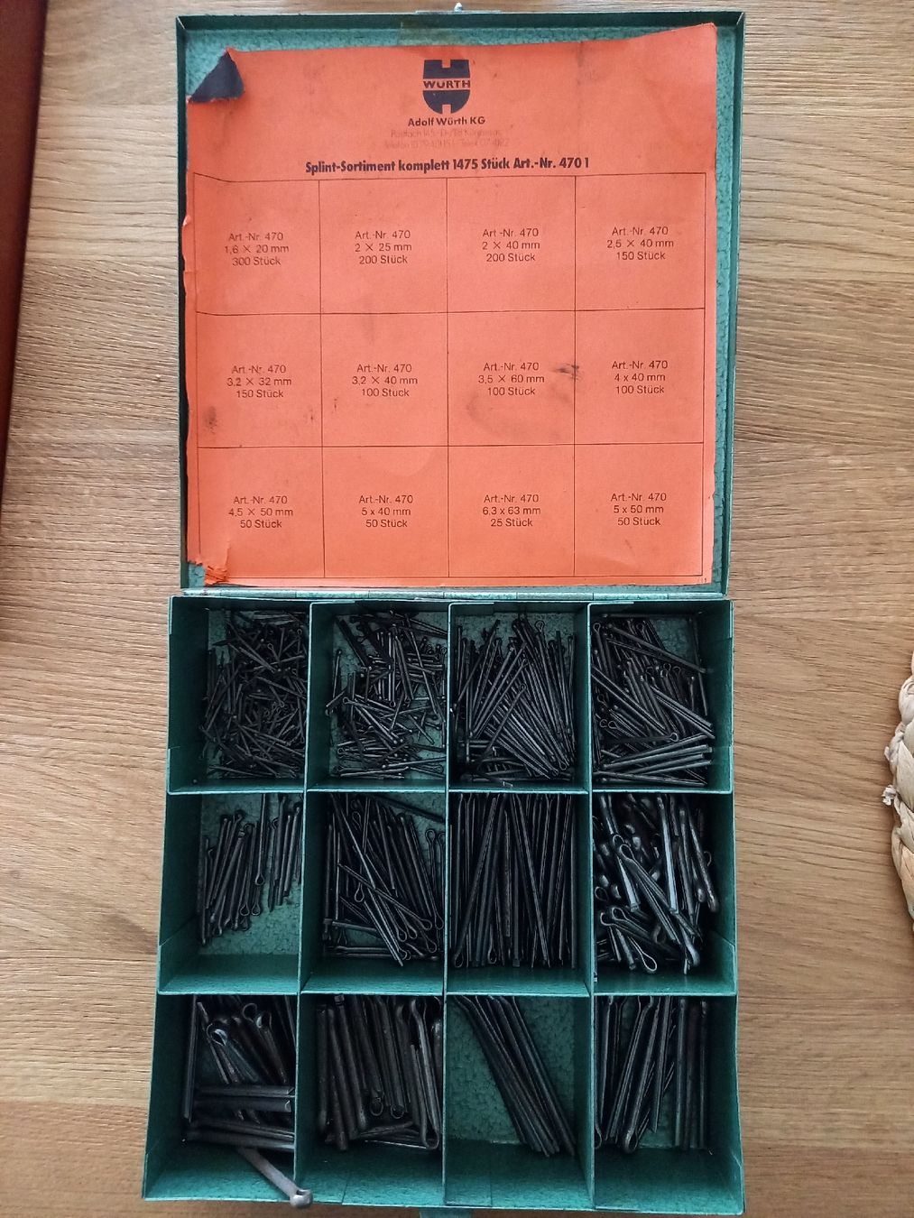 Würth Ferramenta: Assortimento ca.800 coppiglie Würth – Nuovo e nell'imballaggio originale da Minusio venduto da epp_cty9 1
