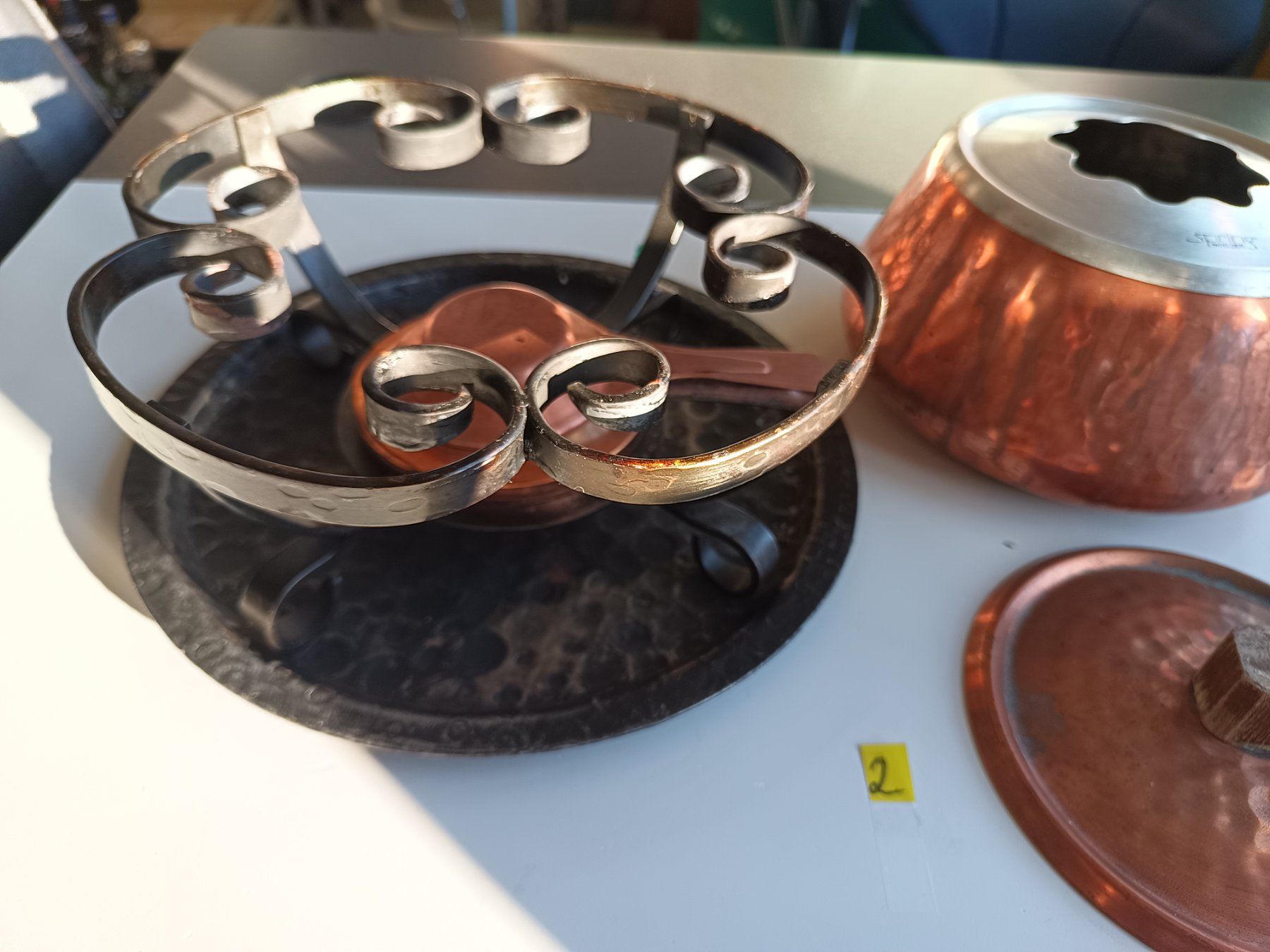 Pfannen: Kupfer Fondue Set – Gebraucht aus Oberegg von A-Z.Handel.Loehrer 5