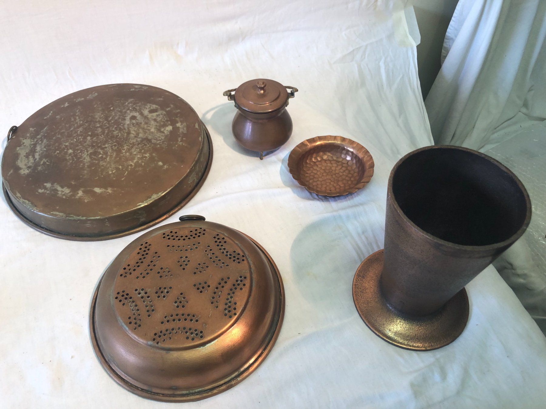 Tutte le decorazioni: 5 Divers objets en cuivre – Usato da Aïre venduto da tas_fq9v
