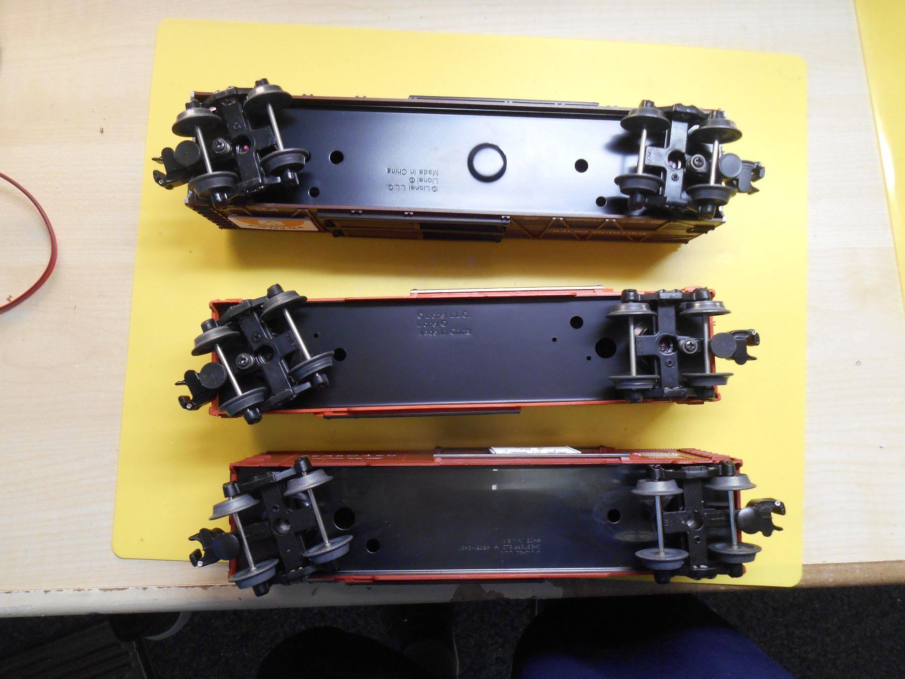 Lionel Modellini di ferrovie: 3 x LIONEL BOX CARS – Usato da Wohlen AG venduto da timpojim1 2