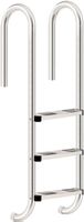 Edelstahl Poolleiter mit 3 Stufen