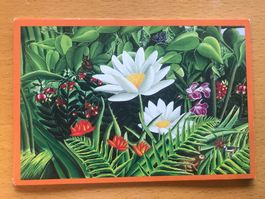 Kunst-Postkarte Naturschutz-Tram Zürich 2000-2002