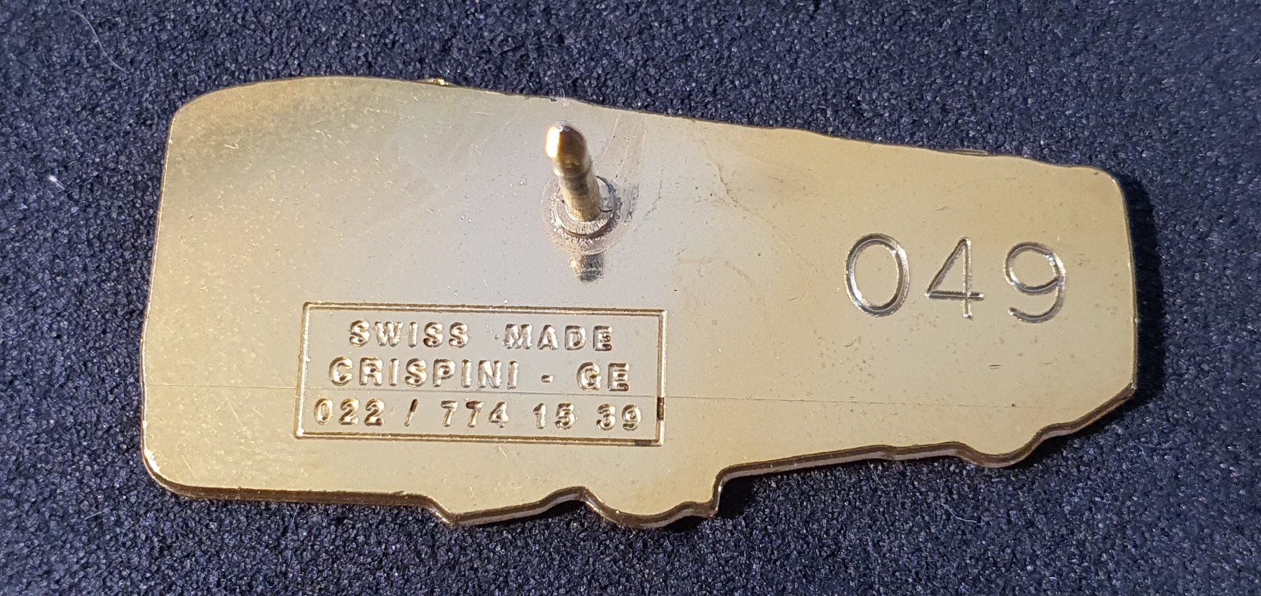 Saurer Placchette & Badge: CC752 - Pin PTT Postauto Saurer – Usato da Reinach BL venduto da Boston-Verkauf 1