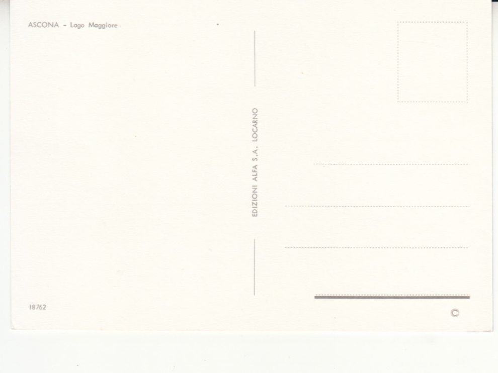 Ansichtskarten: Ascona ca. 1980 – Gebraucht aus Bürglen TG von StampGraf 1