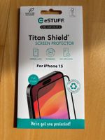 eSTUFF Titan Shield - Ecran de protection pour iPhone 15