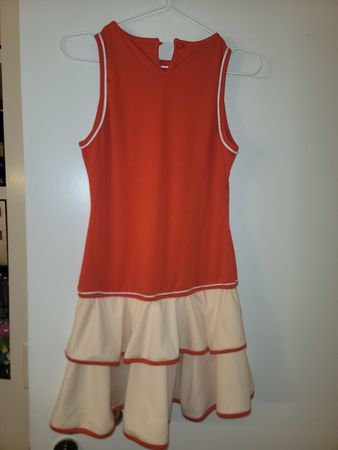 robe volants, spanish style, red sommerdress, Rotes Kleid