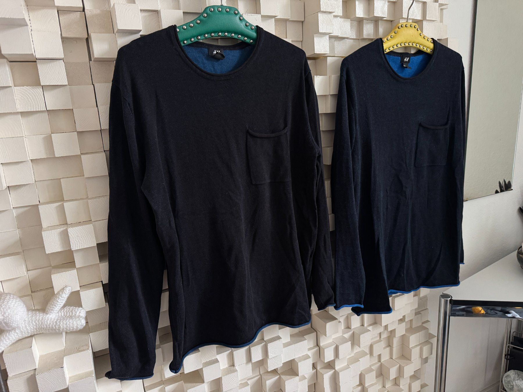 Pullover & Sweatshirts: coole dunkelblau blaue Feinstrickpullover Pullover gr M (L) – Gebraucht aus Zürich von Malco0 5