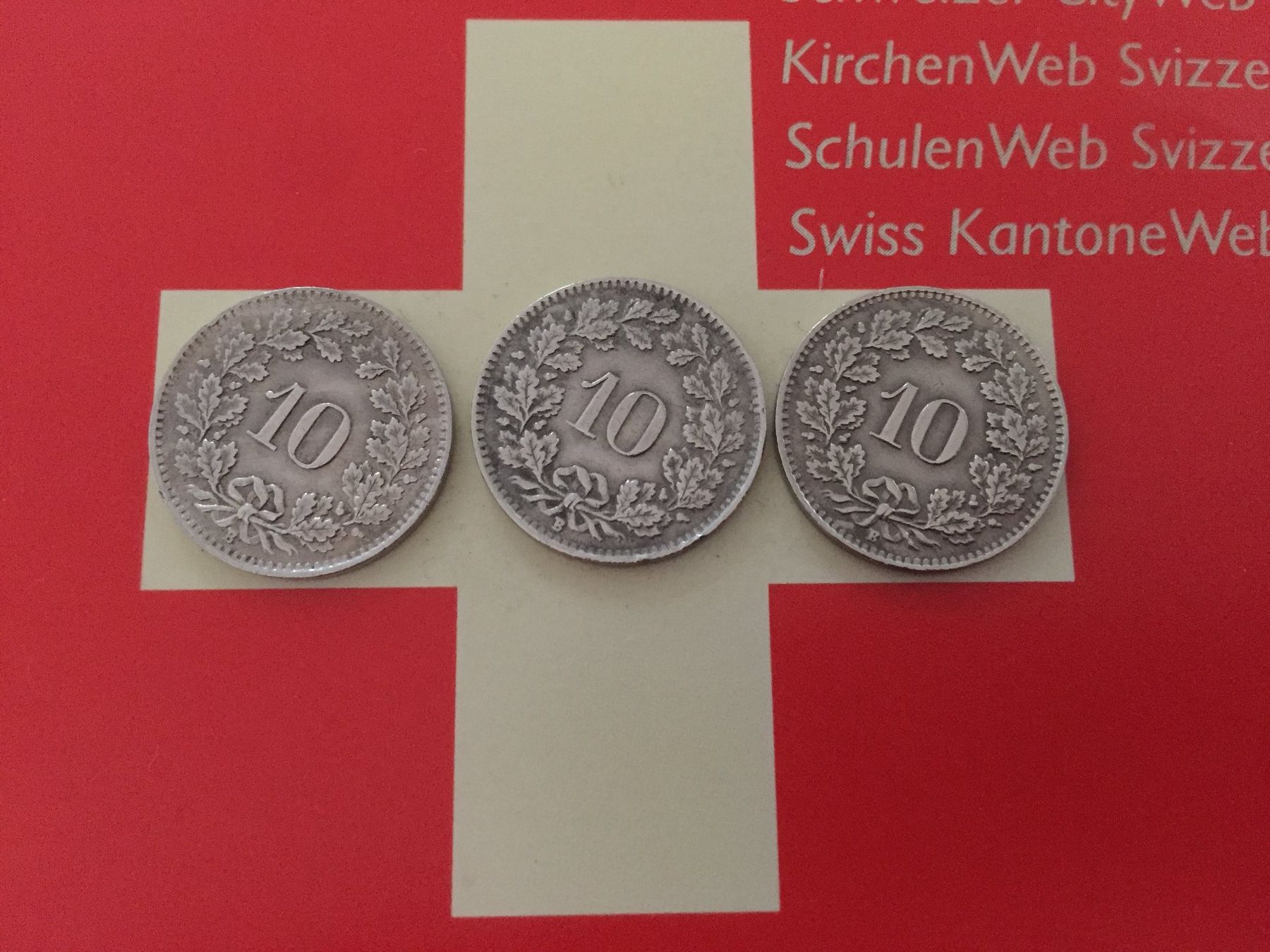 Tutti le monete: 10 Rappen - TRIO 1944 ss-vz – Usato da Elsau venduto da herbybay 2