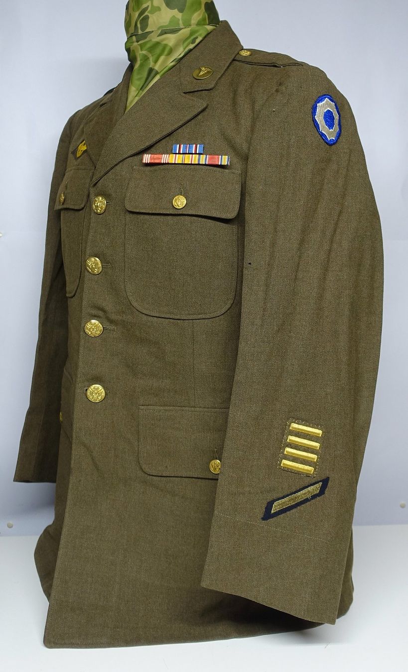 Uniformi: US Army Uniformjacke 2.WK Alaska Defense/9th Service Command – Usato da Kappelen venduto da Marmoe