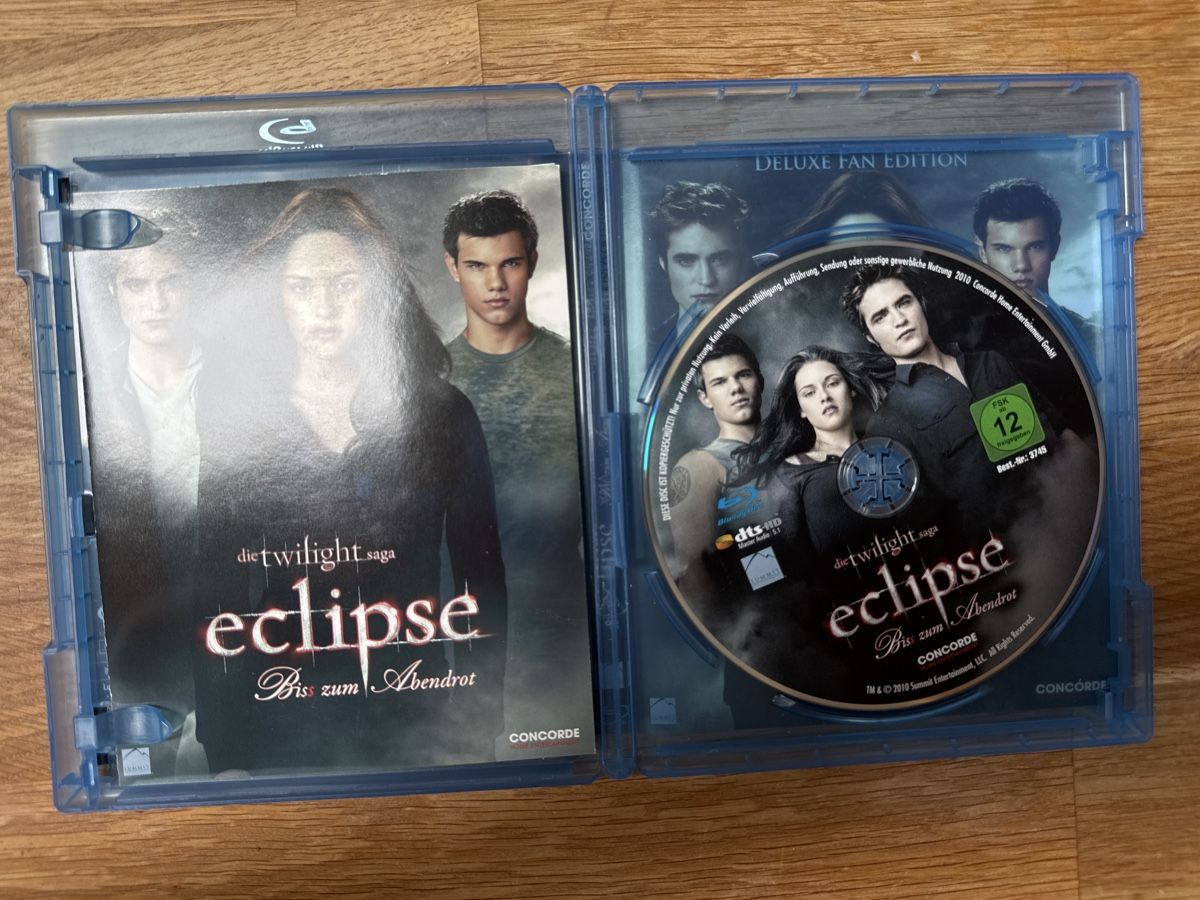Alle DVDs: Blu-ray Disc die twilight saga eclipse Biss zum Abendrot – Gebraucht aus Sempach von Nimsaj5 2