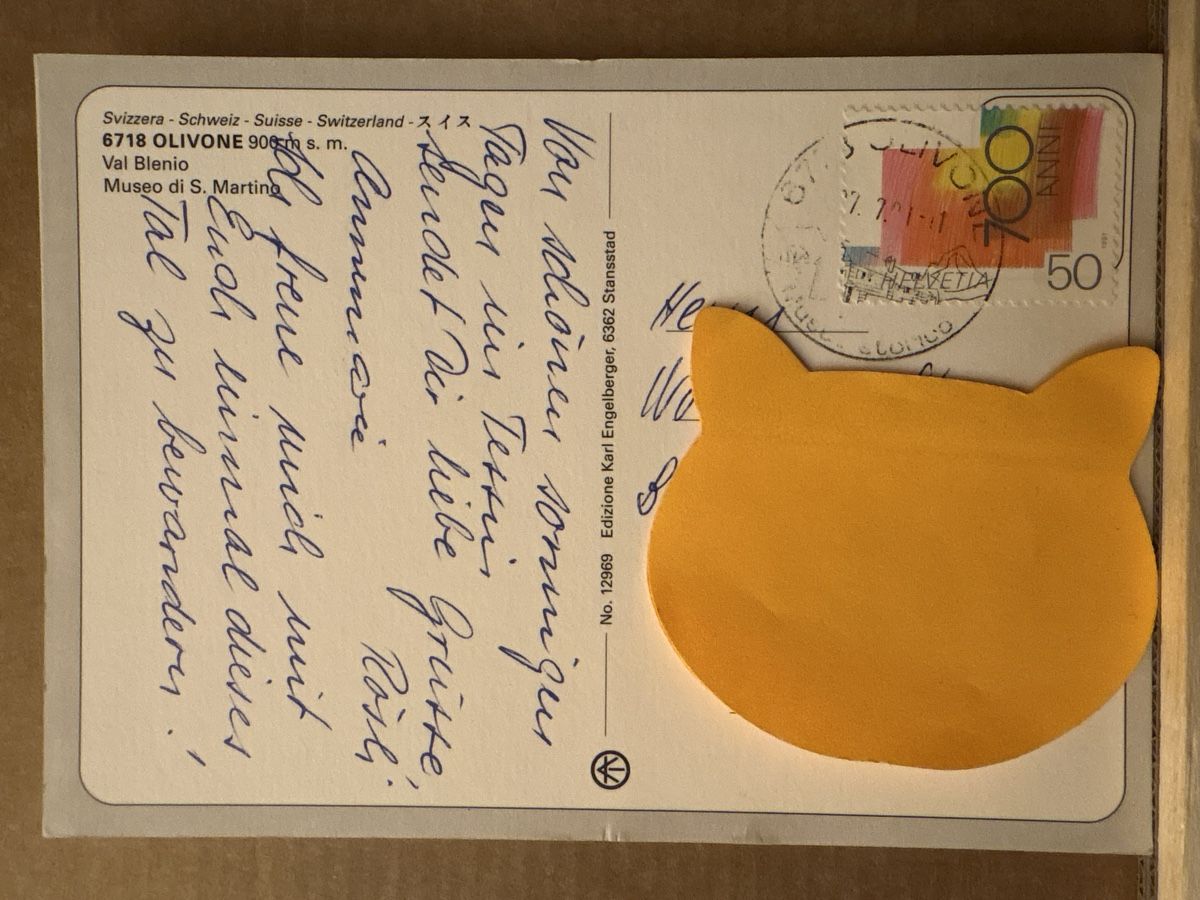Cartoline postali: AK von Olivone – Usato da Rümlang venduto da Kartenpost1 1