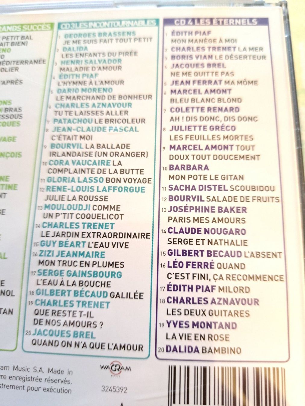 CDs: Cds Mega Chansons Françaises 4 Cds – Gebraucht aus Pully von bro_n52j 5