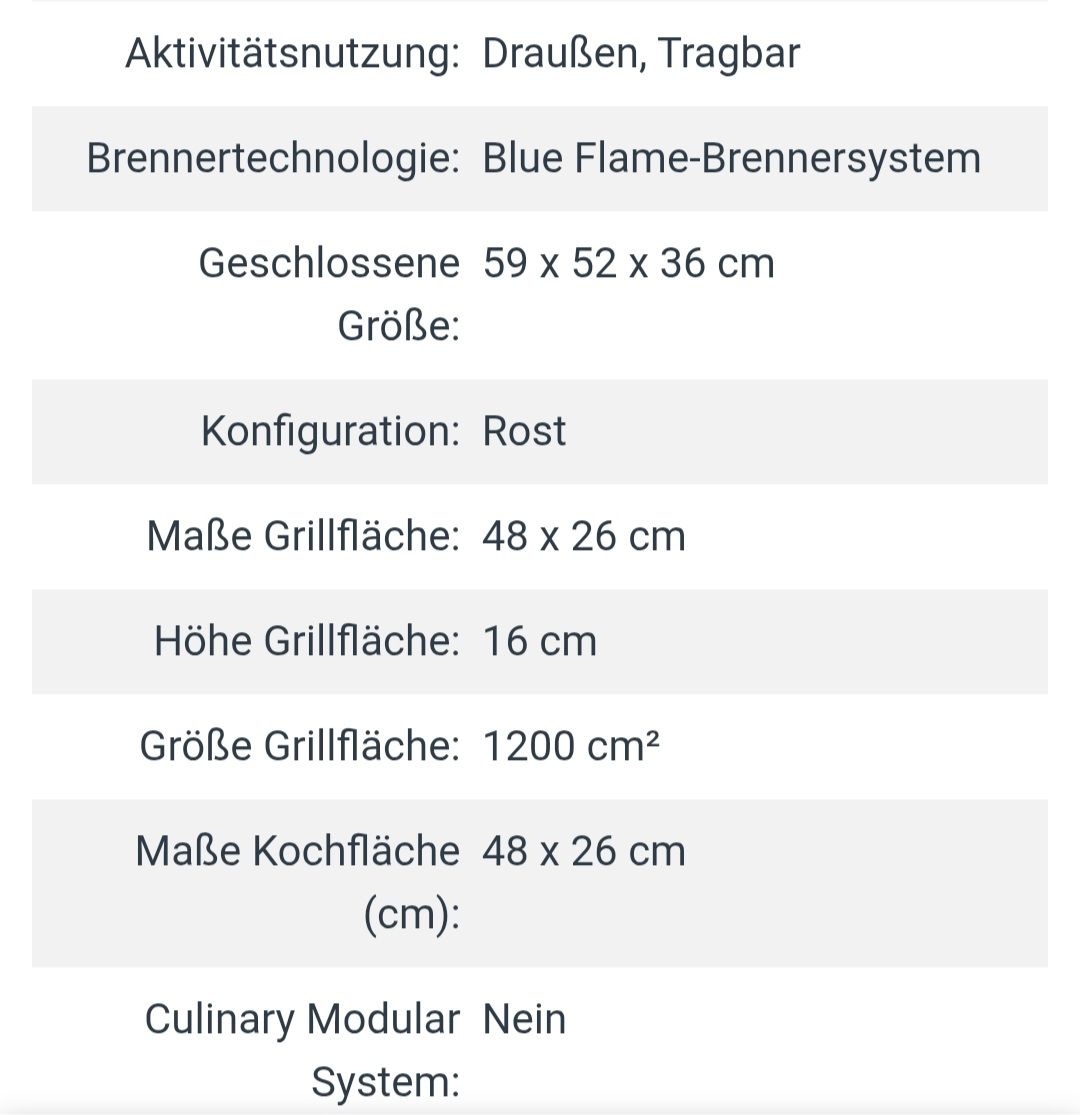 Griglie: Campingaz Grill (GasGrill) – Usato da Rikon im Tösstal venduto da Turbo200sx 7