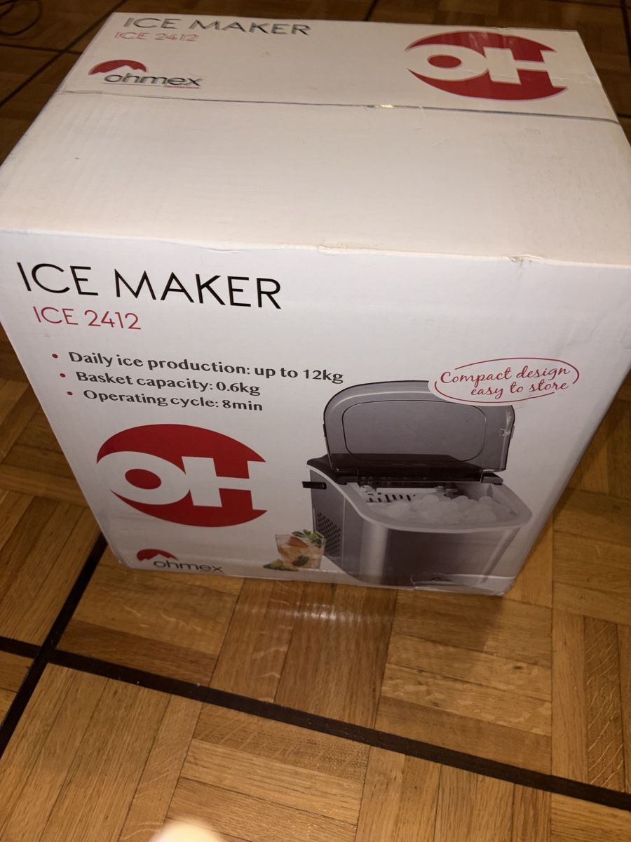 Ohmex Elettrodomestici da cucina: OhMEX ICE MAKER ICE 2412 Portable new – Nuovo e nell'imballaggio originale da Genève venduto da jul_2fzv 2