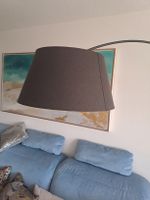Stehlampe mit Schirm schwarz Innen Schirm Gold