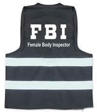 Partyweste FBI Female Body Inspector