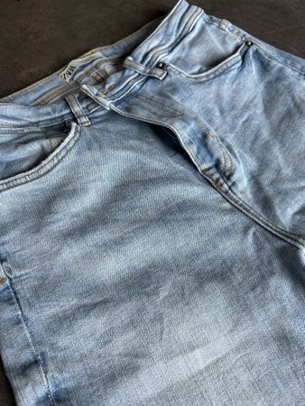 Zara Jeans Denim Gr.40 Hellblau Top Zustand für Frühling!