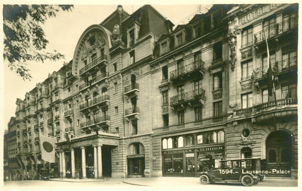 Ansichtskarten: Lausanne - Palace – Gebraucht aus Chavornay von SupraSenna