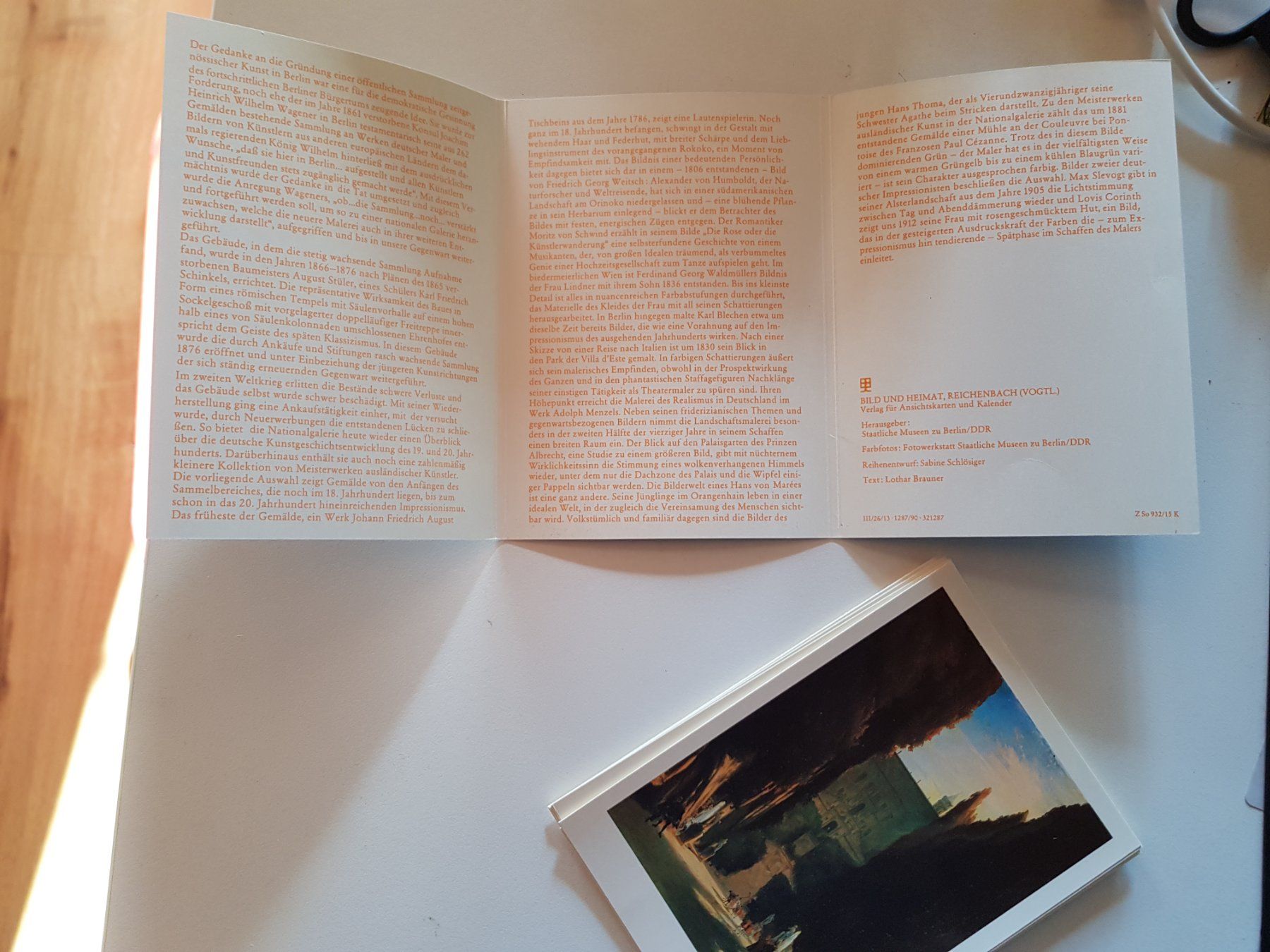 Ansichtskarten: Staatl. Museum zu Berlin DDR Kunst Postkarten Set – Gebraucht aus Walterswil BE von Lonitti 2