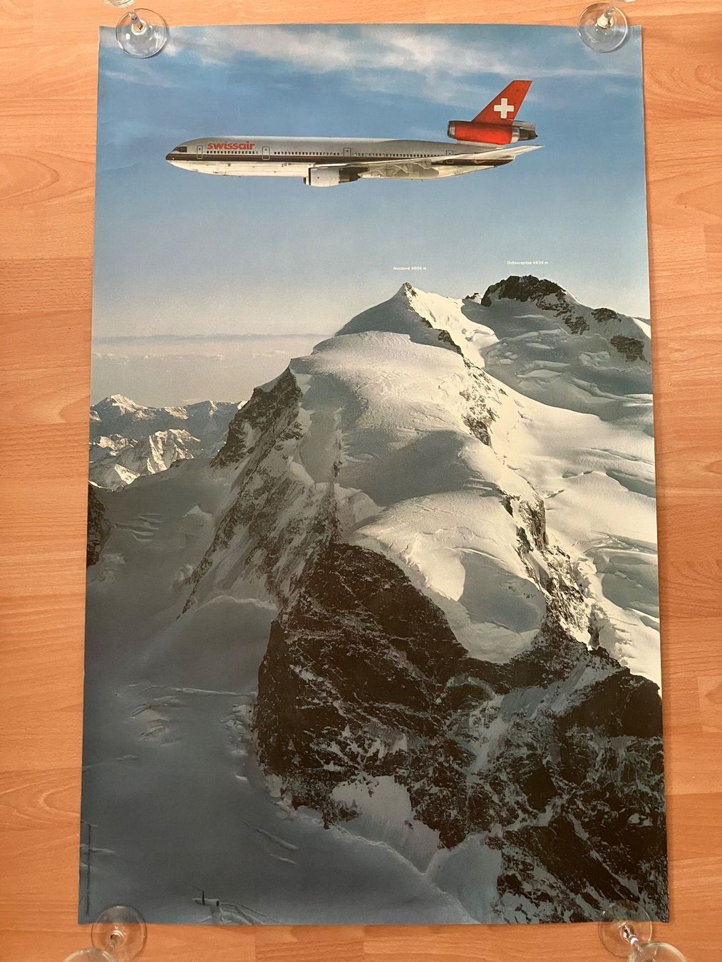 Poster & Bilder: Swissair Plakat MD-11 – Gebraucht aus Zürich von Classic_Collection_Zurich