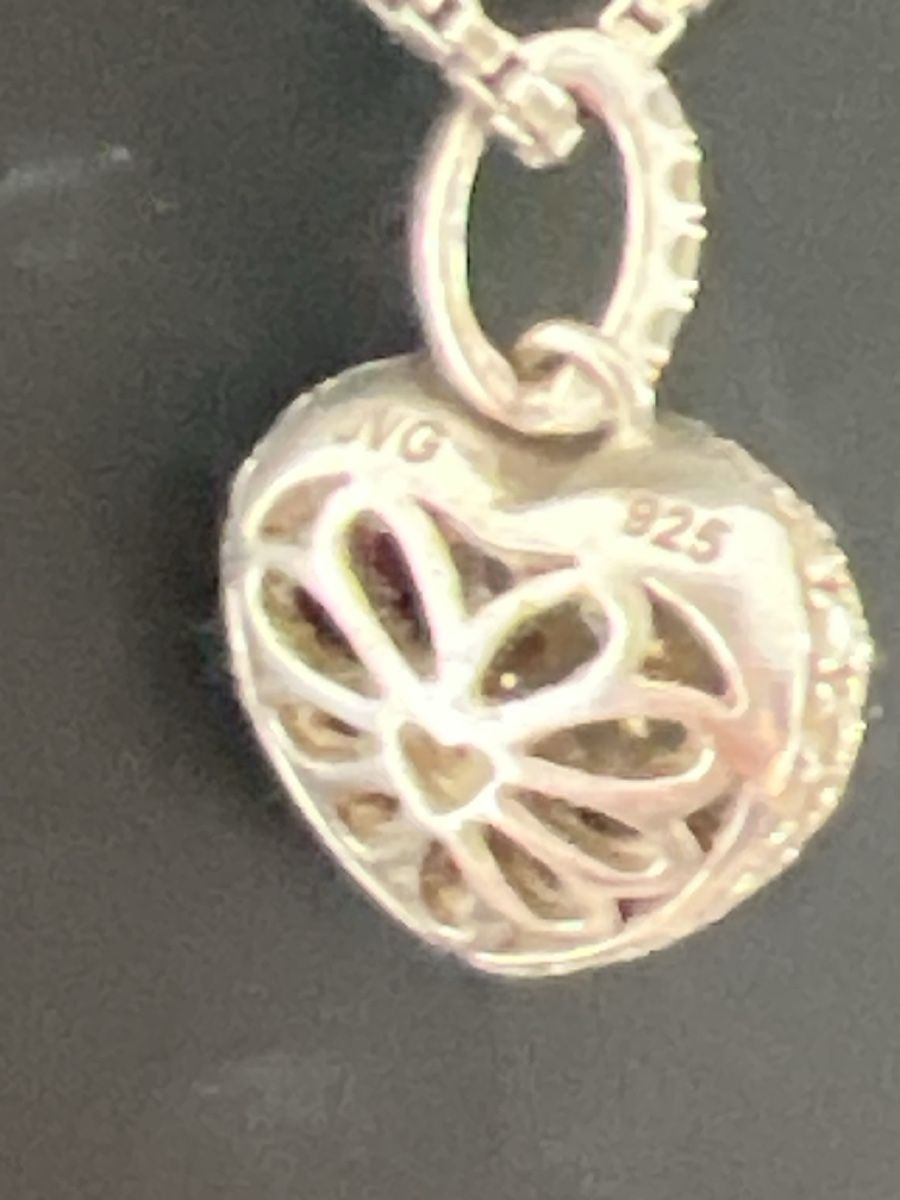 Catenine: Silberkette 925 mit Herzanhänger – Usato da Seon venduto da Sunny-Schmuck78 2