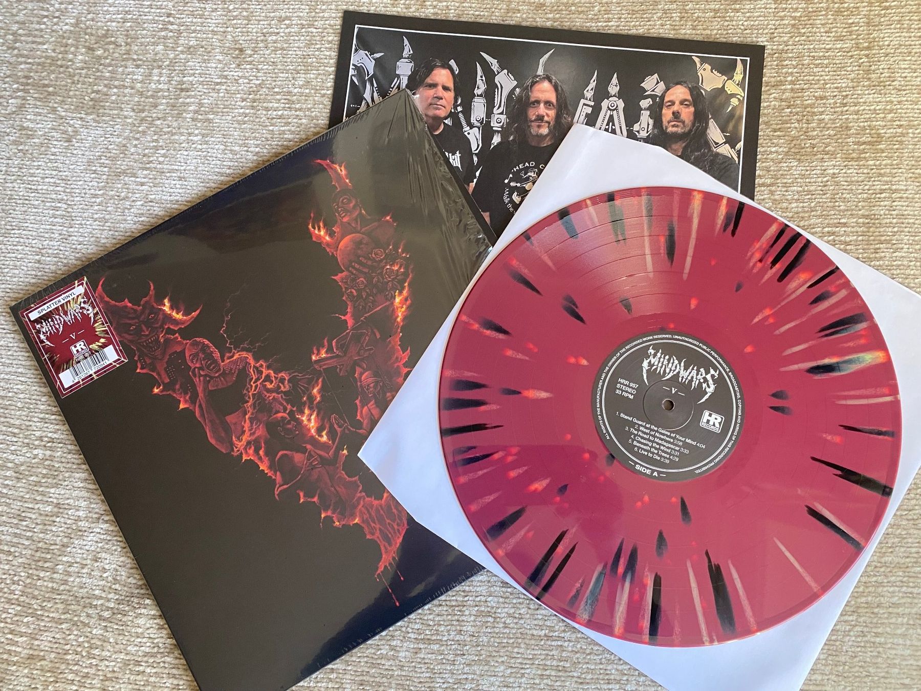 Dischi in vinile: Mindwars – V / LP Splatter – Nuovo (secondo la descrizione) da Basel venduto da Dinosauce