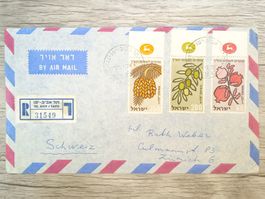 TR69 Enveloppe + Timbre Israel 1959