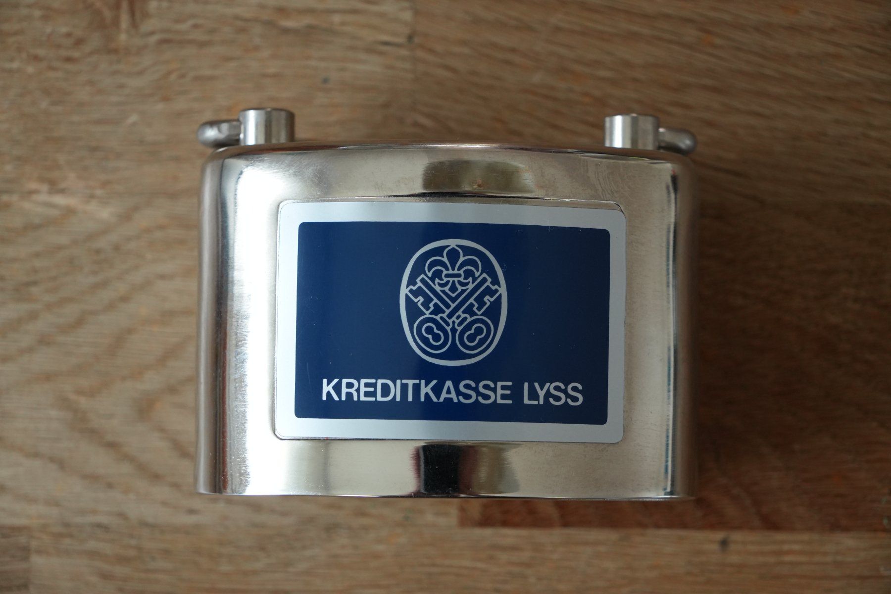 Spardosen: Spardose + Schlüssel - Kreditkasse Lyss – Gebraucht aus Cham von Silvan3011