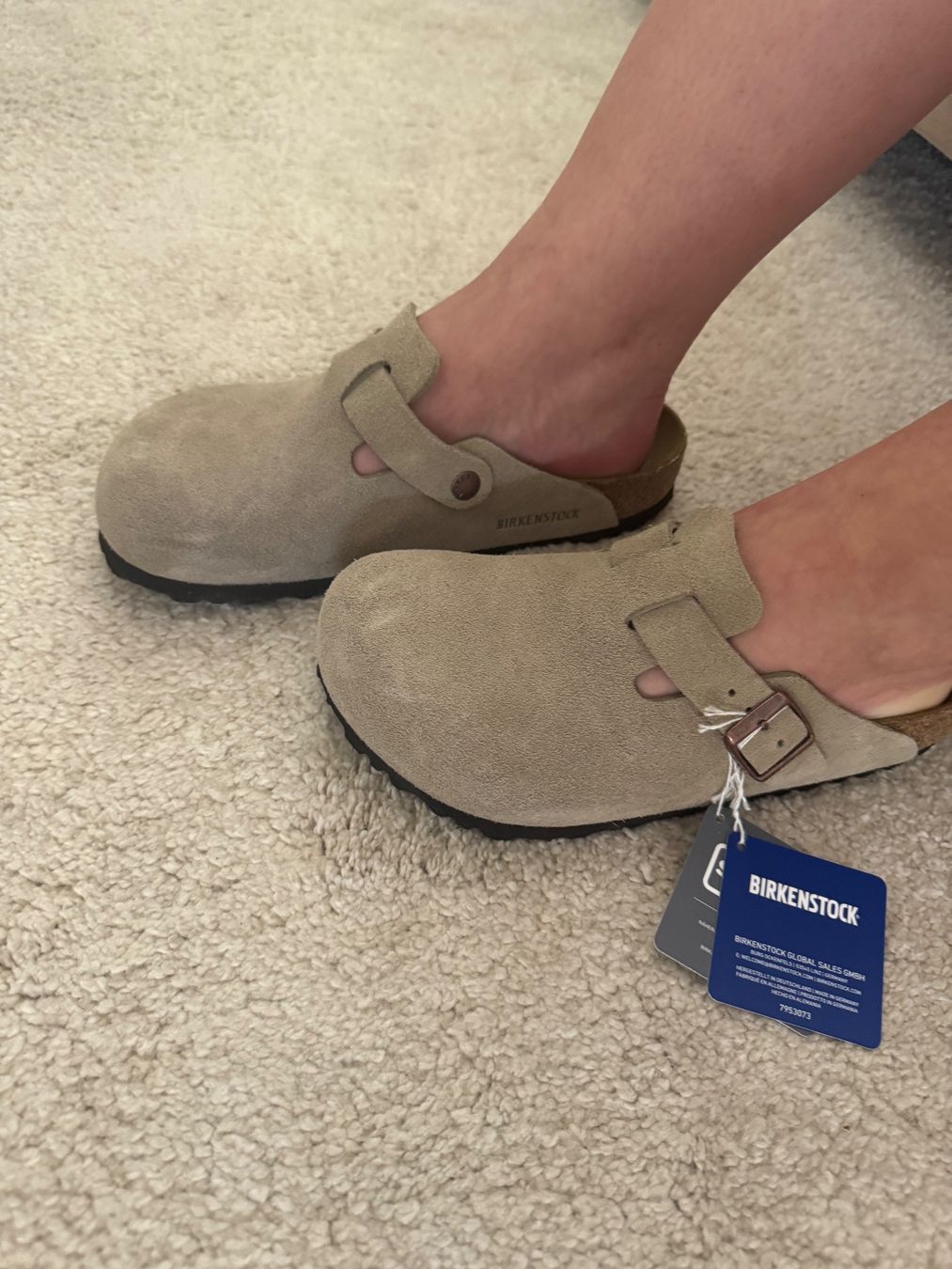Birkenstock Scarpe da donna: NEUE Birkenstock Boston Clogs, Gr. 39, beige – Nuovo e nell'imballaggio originale da Steinmaur venduto da kub_2blv 3