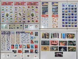 ≈620 Sticker Fische/Wassertiere - inkl. Panini, Disney, etc.