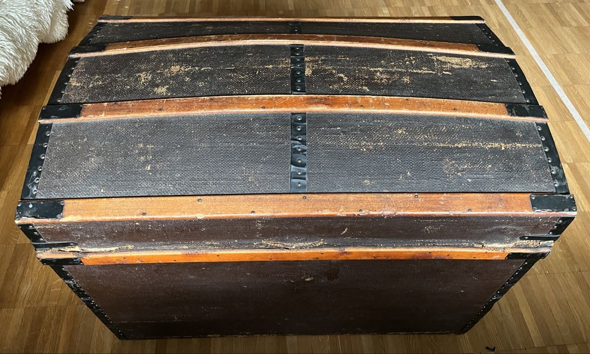 Cassapanche: Antike Truhe / Reisekoffer um 1900 – Usato da St. Gallen venduto da reg_f8h8 5