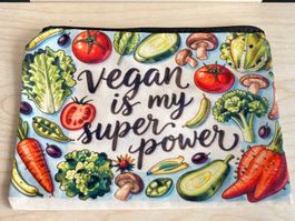 Vegan is my super power 👍😉⭐️✨ Kleine Tasche