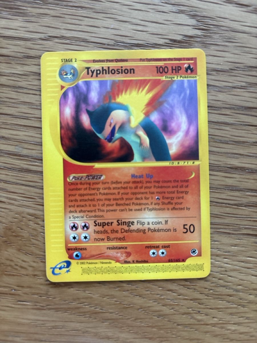 Pokémon Carte collezionabili: Pokemon, Typhlosion (Tornupto), Expedition – Usato da Zürich venduto da el_marcel