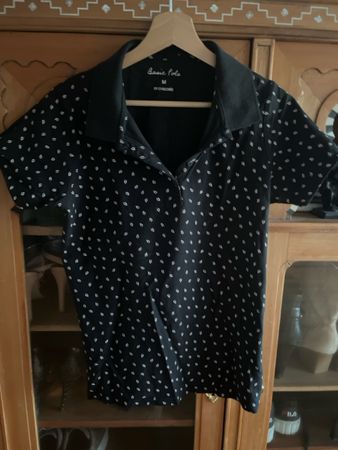 Schickes Basic Poloshirt - Zeitlos & bequem, Gr. M🖤
