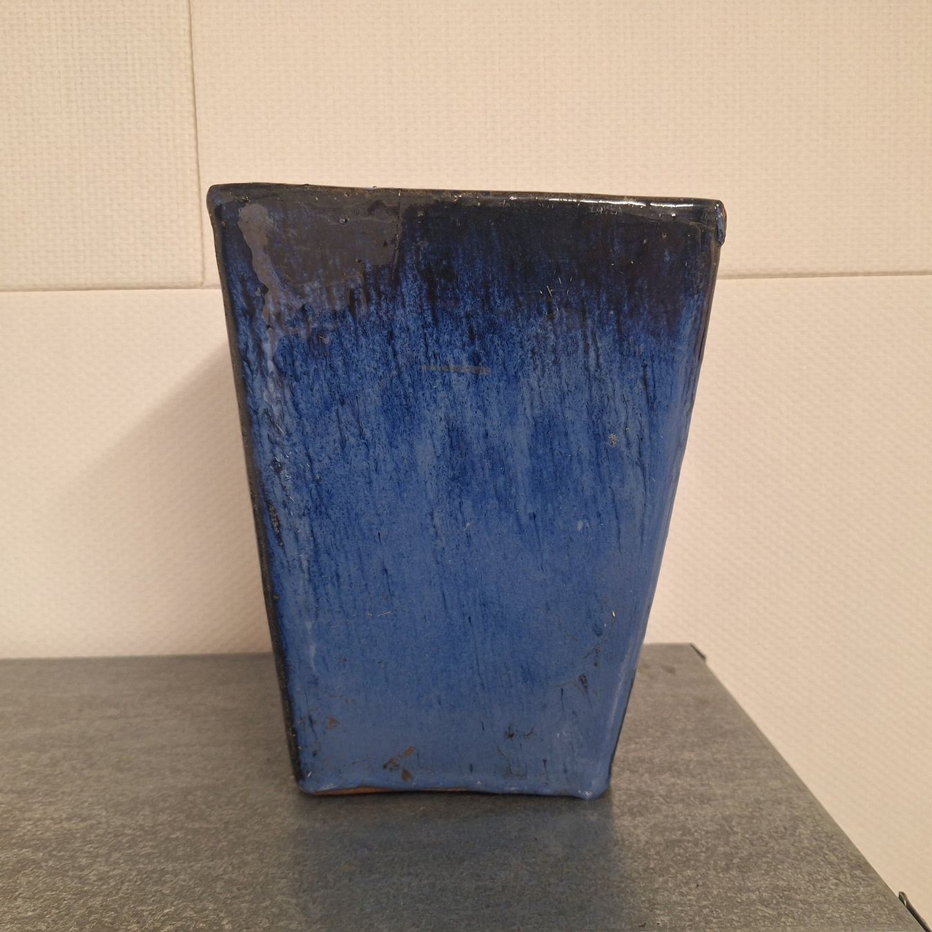 Vasi per fiori: Blumentopf; Übertopf; Keramiktopf, Topf blau – Usato da Spreitenbach venduto da misi.m 2