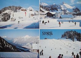 STOOS Eisbahn Curling Eislauf Skigebiet mit Skilift