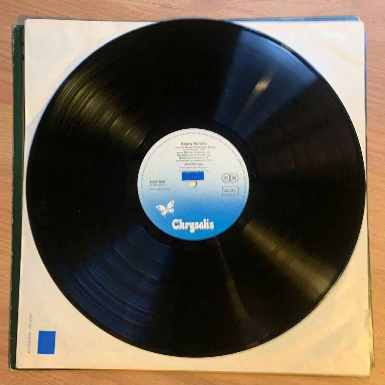 Dischi in vinile: JETHRO TULL - HEAVY HORSES...OG GER 1978...VG++/VG+ – Usato da Gals venduto da Diskopatshop 4