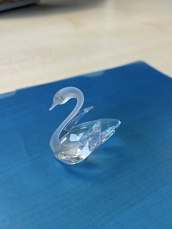 Statuette: Glasfigur Schwan – Usato da Zuchwil venduto da celixne 2