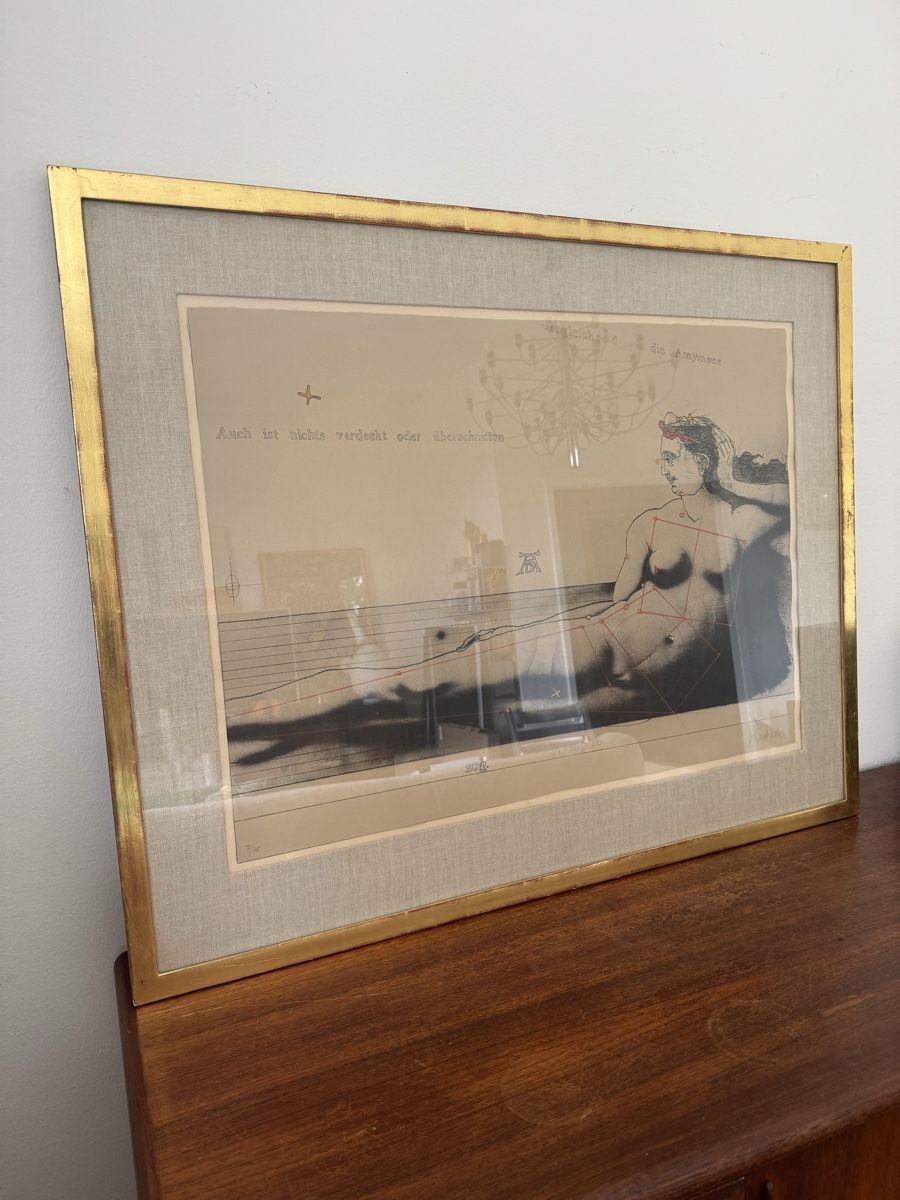 Grafica & Litografie: Belle lithographie signée et numéroté Paul Wunderlich – Usato da Vésenaz venduto da Angela.C3 5