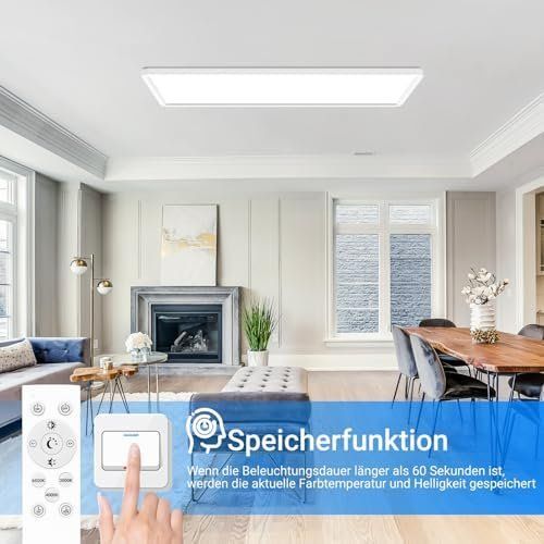 Lustres & lampes de plafonds: LED Deckenleuchte Flach 58x20cm 3500LM Deckenlampe Dimmbar – Neuf avec emballage d'origine à Hundwil par pak_7zvn 5