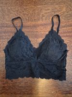 Schwarzes Spitzen Topp 