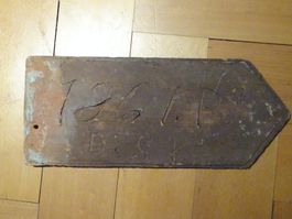 Dachziegel Klosterziegel / Monogrammiert