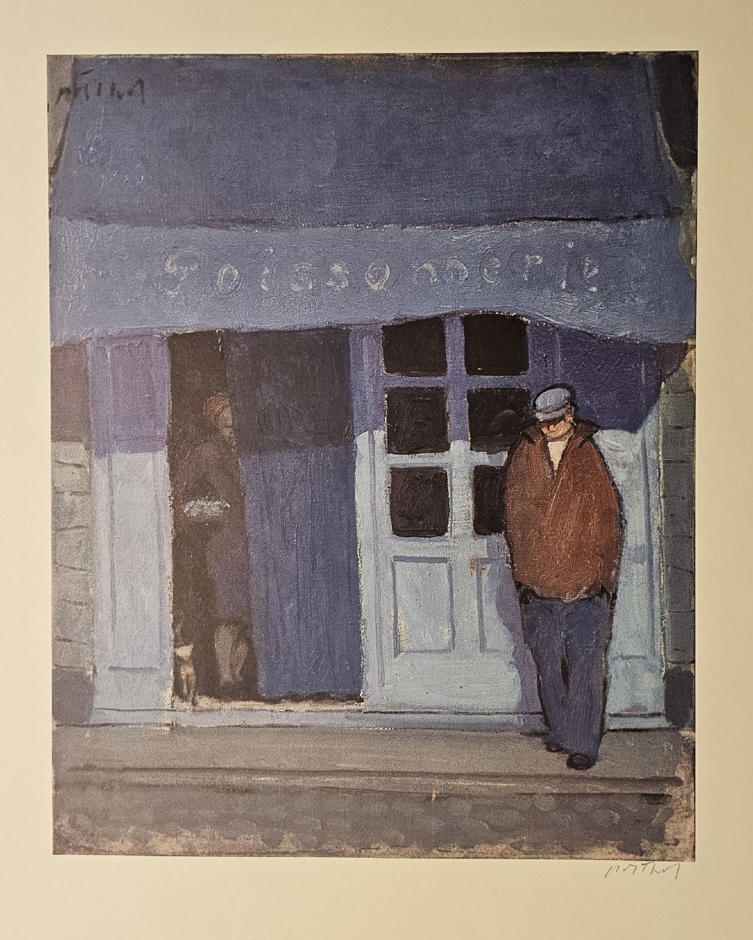 Foto & Immagini: Hans Potthof "Poissonnerie 81x62cm handsigniert, Offset – Usato da Emmenbrücke venduto da Kunstankaufverkauf 2