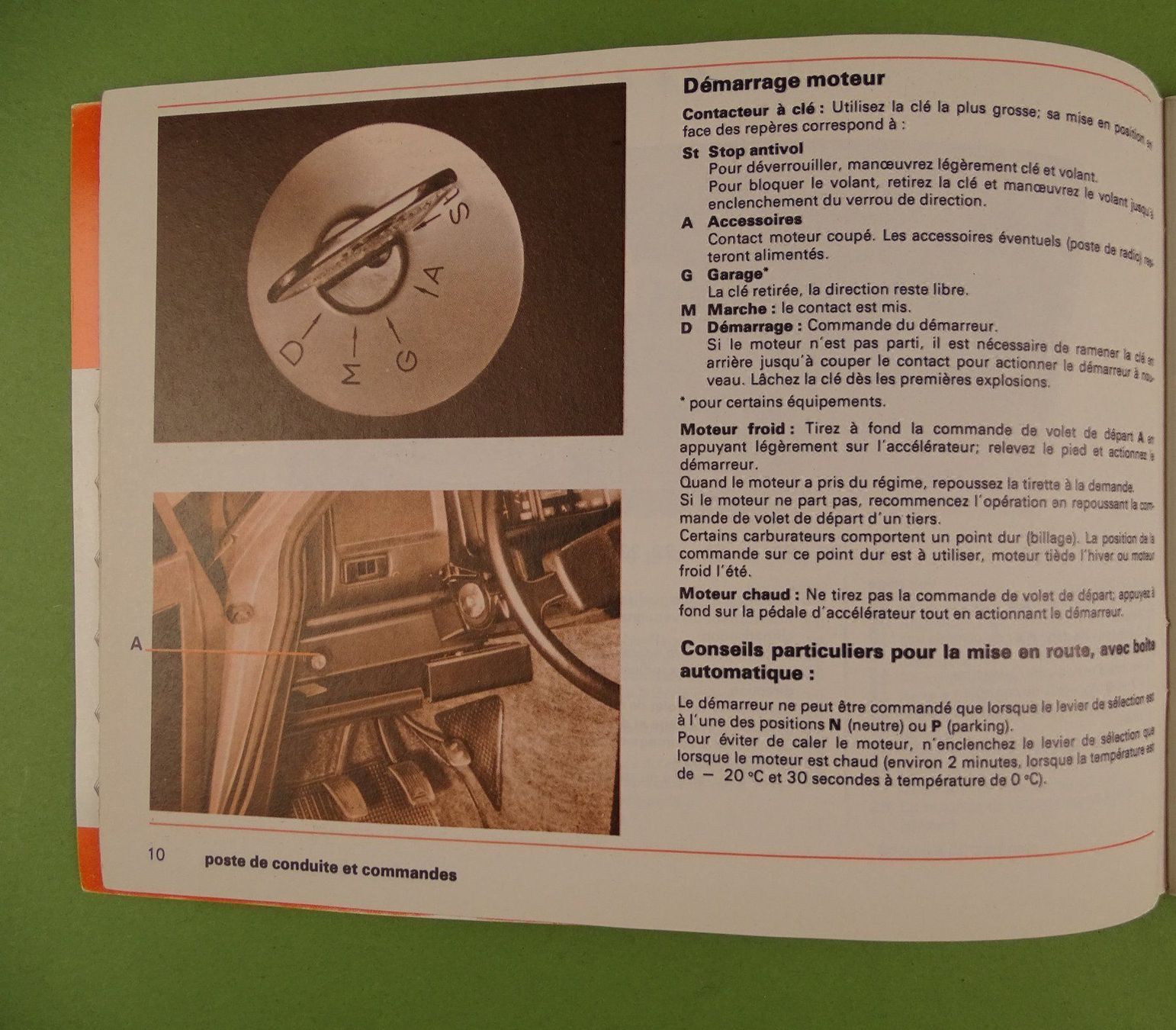 Documenti: RENAULT 5 CONDUITE ET ENTRETIEN 1978 – Usato da Grüningen venduto da Kartensammler 2