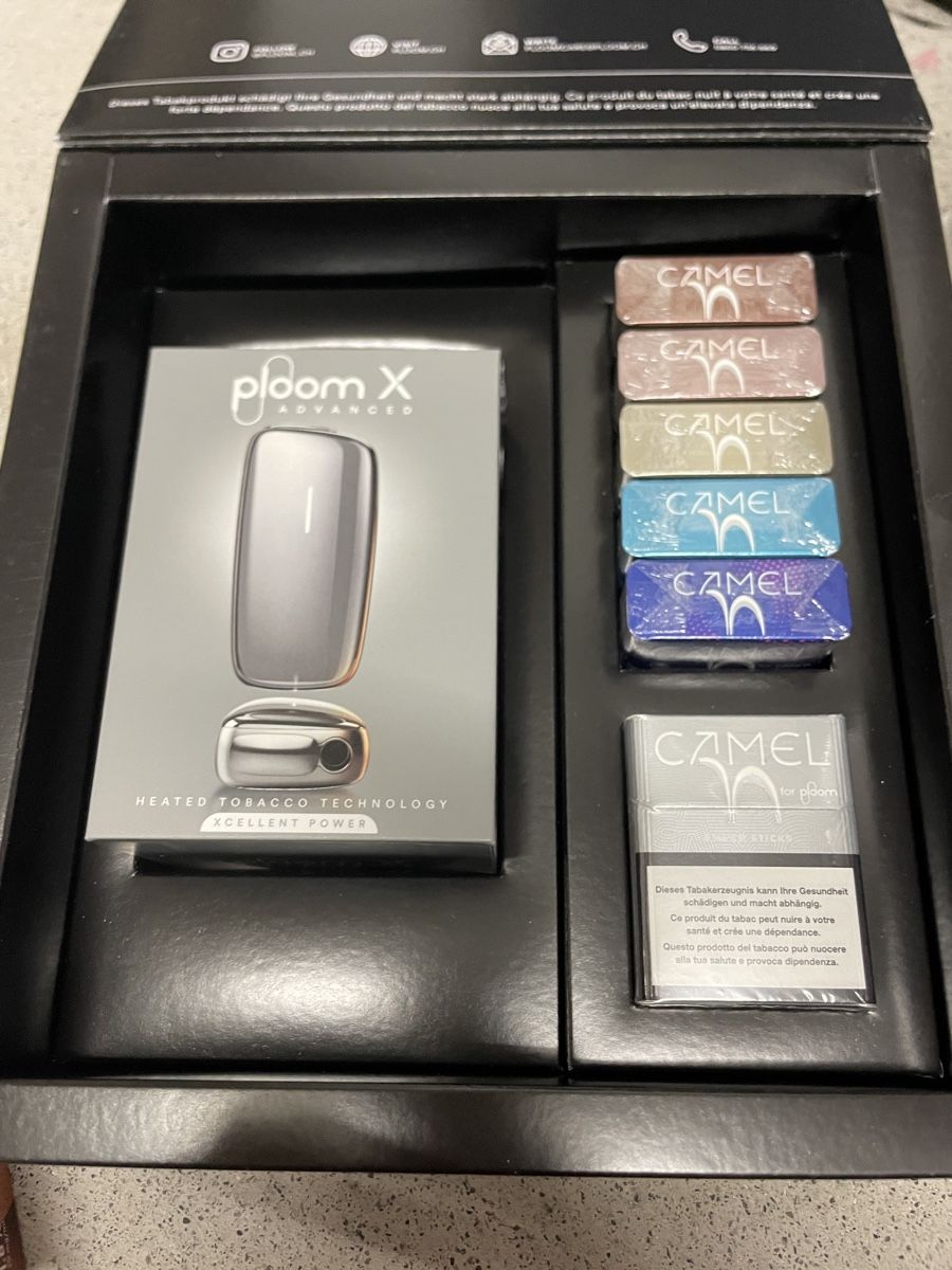 Sonstige Tabakwaren: Ploom X Advanced Set mit Camel Tabaksticks – Neu und originalverpackt aus winterthur von veysone