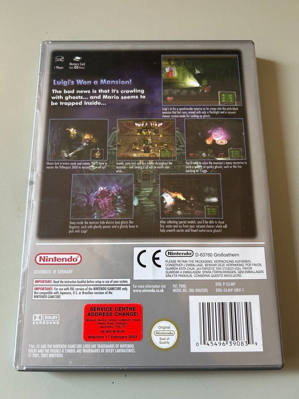 Nintendo Giochi: Luigi's Mansion per Nintendo GameCube – Usato da Giubiasco venduto da LorisVale 1