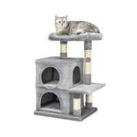 Kratzbaum Katzenbaum Kratzturm 2 Höhlen Liegefläche Sisal